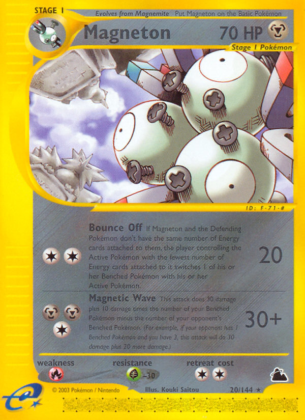 Magneton (20/144) [Skyridge] | Arkham Games and Comics