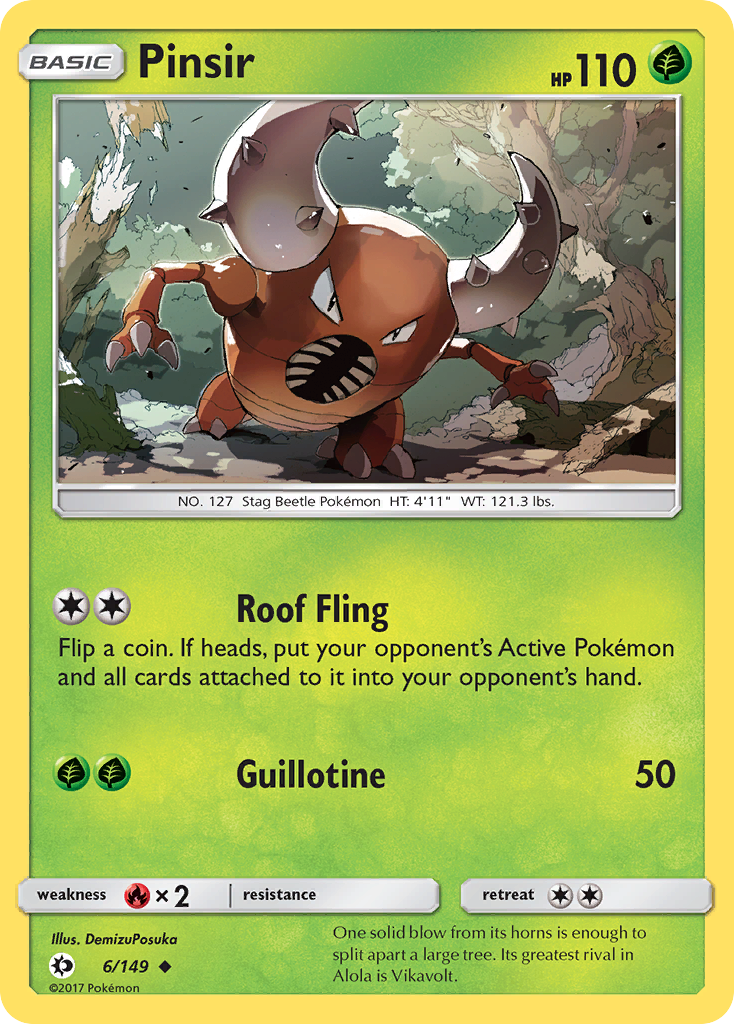 Pinsir (6/149) [Sun & Moon: Base Set] | Arkham Games and Comics