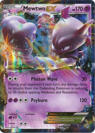 Mewtwo EX (61/162) (Jumbo Card) [XY: BREAKthrough] | Arkham Games and Comics