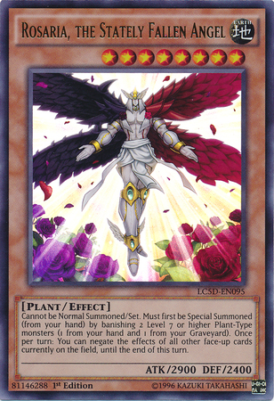 Rosaria, the Stately Fallen Angel [LC5D-EN095] Ultra Rare | Arkham Games and Comics