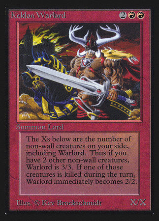 Keldon Warlord (IE) [Intl. Collectors’ Edition] | Arkham Games and Comics