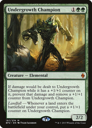 Undergrowth Champion [Battle for Zendikar] | Arkham Games and Comics