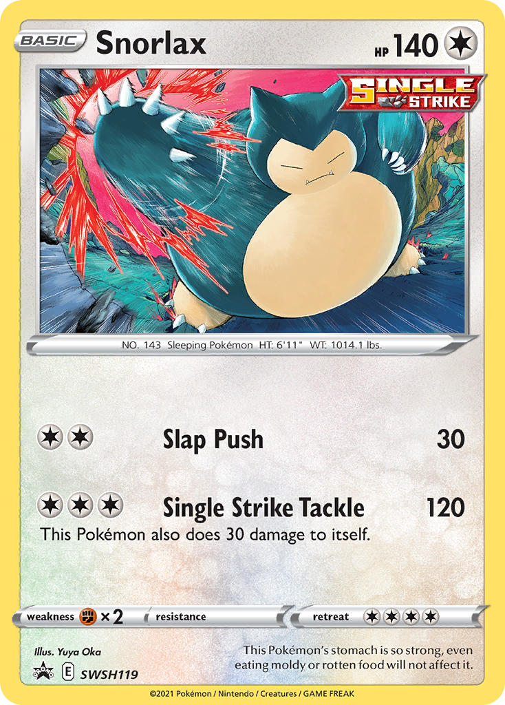 Snorlax (SWSH119) [Sword & Shield: Black Star Promos] | Arkham Games and Comics