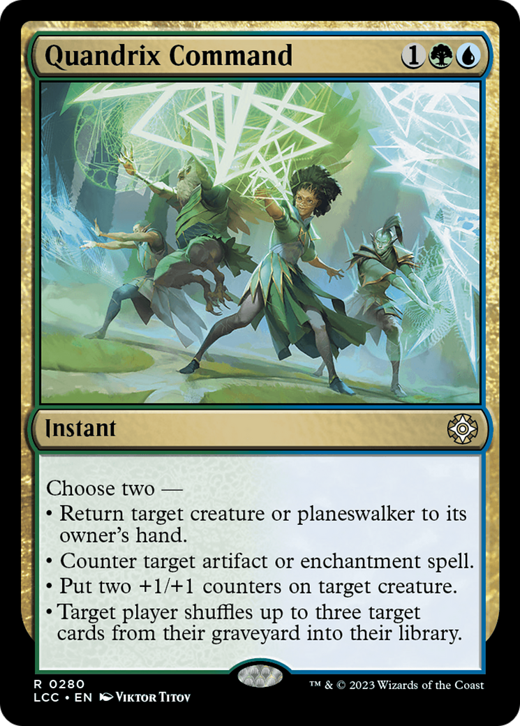Quandrix Command [The Lost Caverns of Ixalan Commander] | Arkham Games and Comics