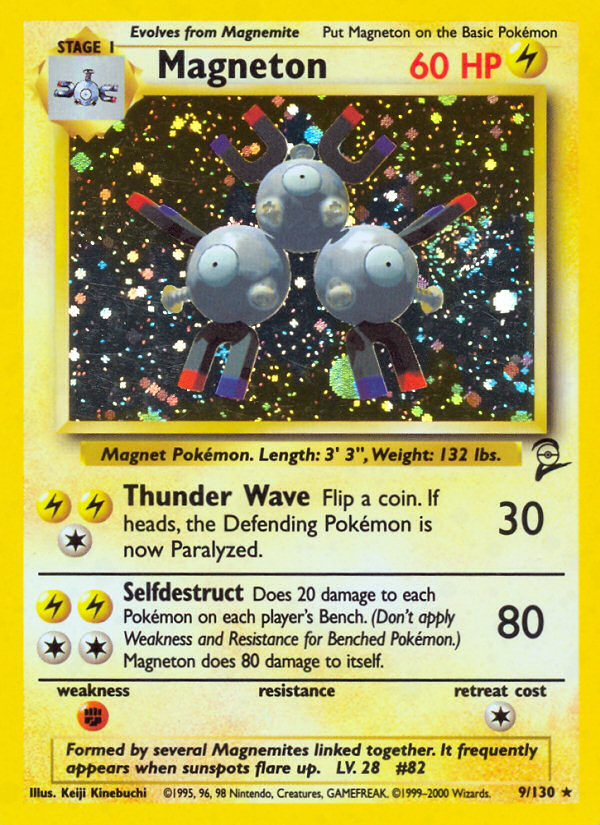 Magneton (9/130) [Base Set 2] | Arkham Games and Comics