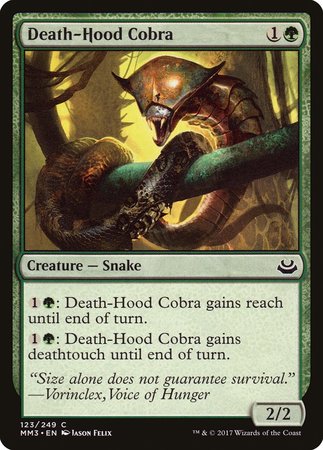 Death-Hood Cobra [Modern Masters 2017] | Arkham Games and Comics