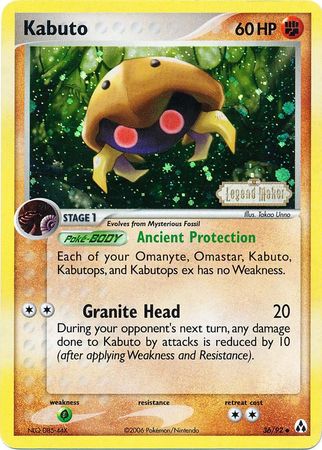 Kabuto (36/92) (Stamped) [EX: Legend Maker] | Arkham Games and Comics