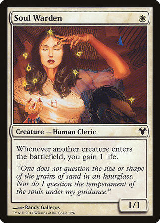 Soul Warden [Modern Event Deck 2014] | Arkham Games and Comics