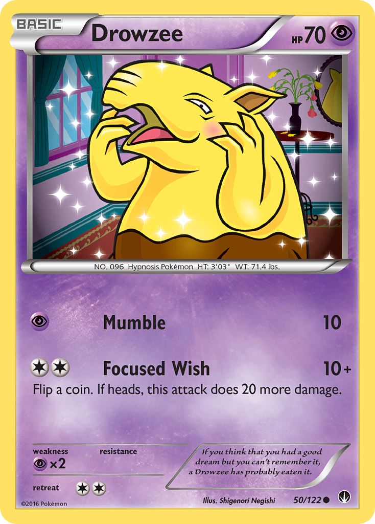 Drowzee (50/122) [XY: BREAKpoint] | Arkham Games and Comics