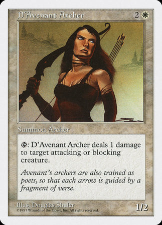 D'Avenant Archer [Fifth Edition] | Arkham Games and Comics