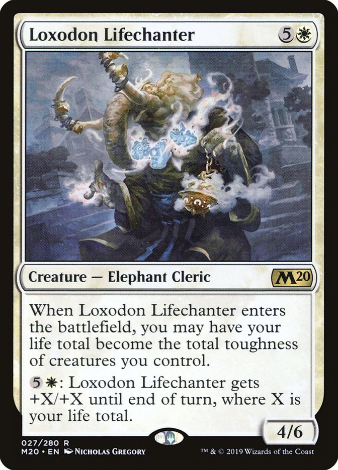 Loxodon Lifechanter [Core Set 2020] | Arkham Games and Comics