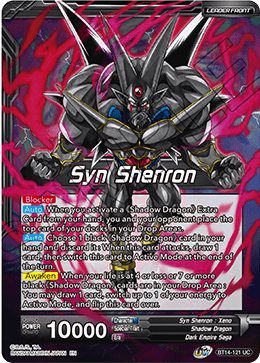 Syn Shenron // Syn Shenron, Resonance of Shadow (BT14-121) [Cross Spirits] | Arkham Games and Comics