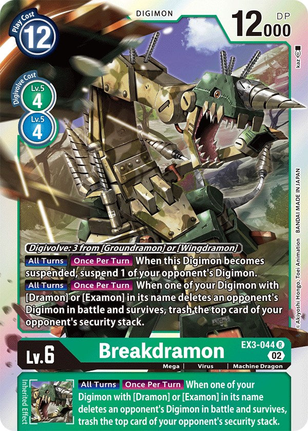 Breakdramon [EX3-044] [Draconic Roar] | Arkham Games and Comics