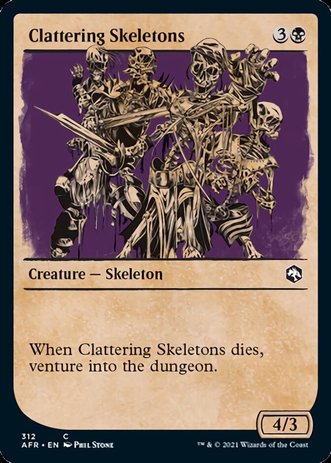 Clattering Skeletons (Showcase) [Dungeons & Dragons: Adventures in the Forgotten Realms] | Arkham Games and Comics