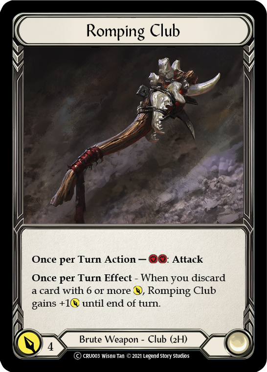 Romping Club [U-CRU003] (Crucible of War Unlimited)  Unlimited Rainbow Foil | Arkham Games and Comics