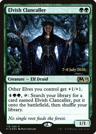 Elvish Clancaller [Core Set 2019 Promos] | Arkham Games and Comics