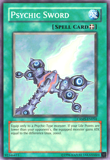 Psychic Sword [CRMS-EN054] Common | Arkham Games and Comics