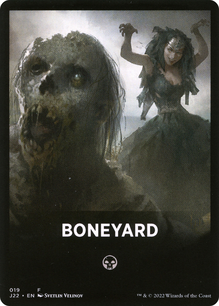 Boneyard Theme Card [Jumpstart 2022 Front Cards] | Arkham Games and Comics