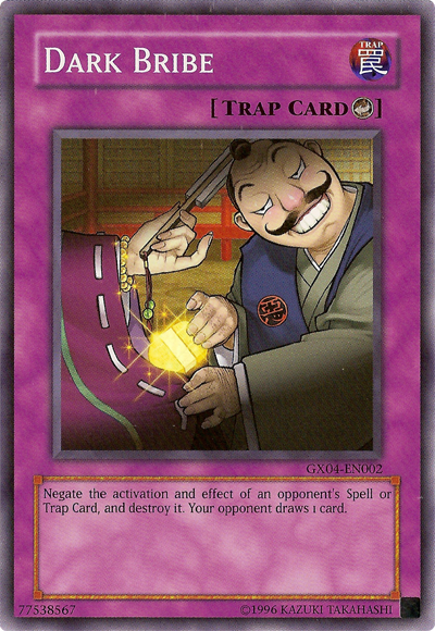 Dark Bribe (GX Tag Force 2) [GX04-EN002] Super Rare | Arkham Games and Comics