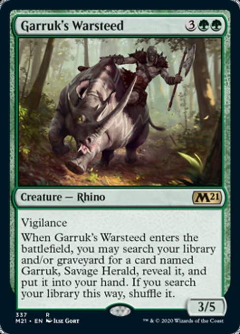 Garruk's Warsteed [Core Set 2021] | Arkham Games and Comics