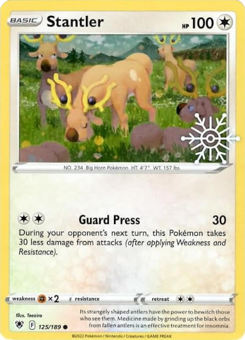 Stantler (125/189) (Holiday Calendar) [Sword & Shield: Astral Radiance] | Arkham Games and Comics