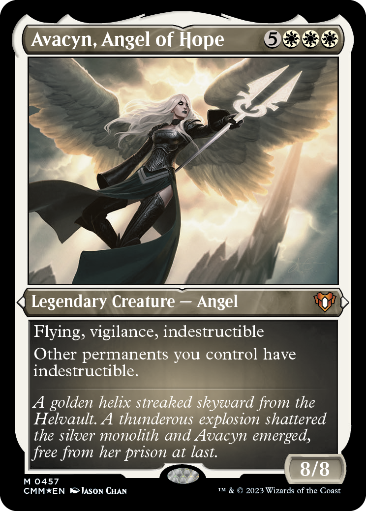 Avacyn, Angel of Hope (Foil Etched) [Commander Masters] | Arkham Games and Comics