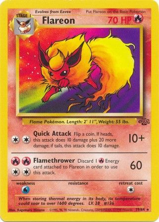 Flareon (19/64) [Jungle Unlimited] | Arkham Games and Comics