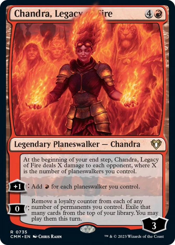 Chandra, Legacy of Fire [Commander Masters] | Arkham Games and Comics