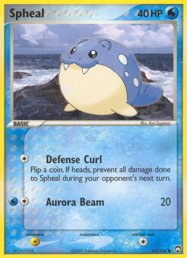 Spheal (65/108) [EX: Power Keepers] | Arkham Games and Comics