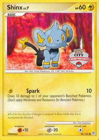 Shinx (98/130) (City Championships Promo) [Nintendo: Black Star Promos] | Arkham Games and Comics