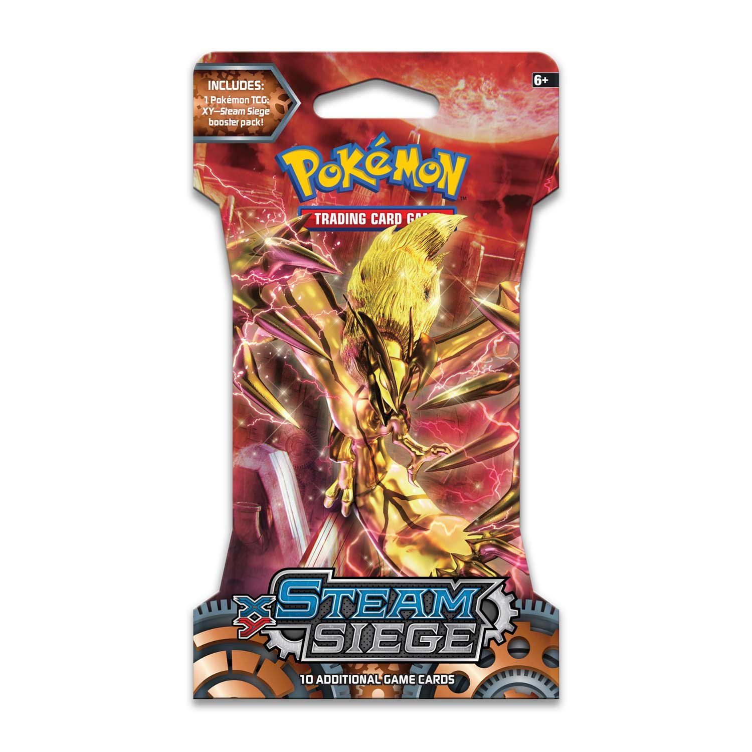 XY: Steam Siege - Sleeved Booster Pack | Arkham Games and Comics