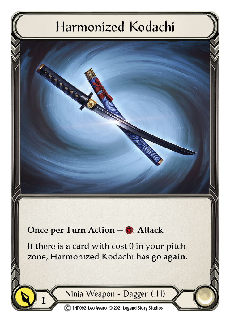 Harmonized Kodachi (Right) [1HP092] (History Pack 1) | Arkham Games and Comics