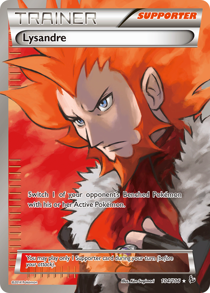 Lysandre (104/106) [XY: Flashfire] | Arkham Games and Comics