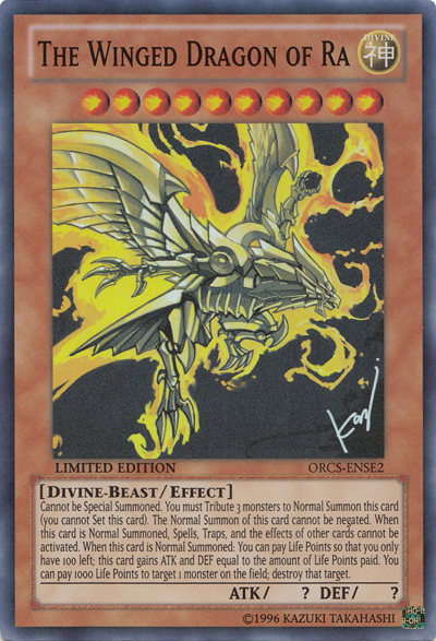 The Winged Dragon of Ra [ORCS-ENSE2] Super Rare | Arkham Games and Comics