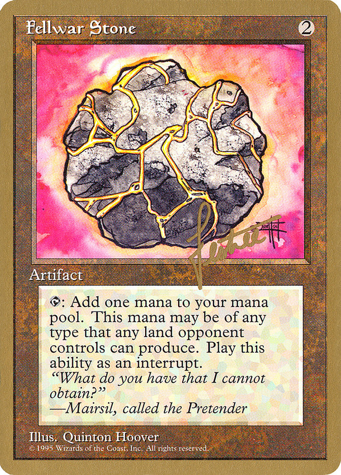 Fellwar Stone (Bertrand Lestree) [Pro Tour Collector Set] | Arkham Games and Comics