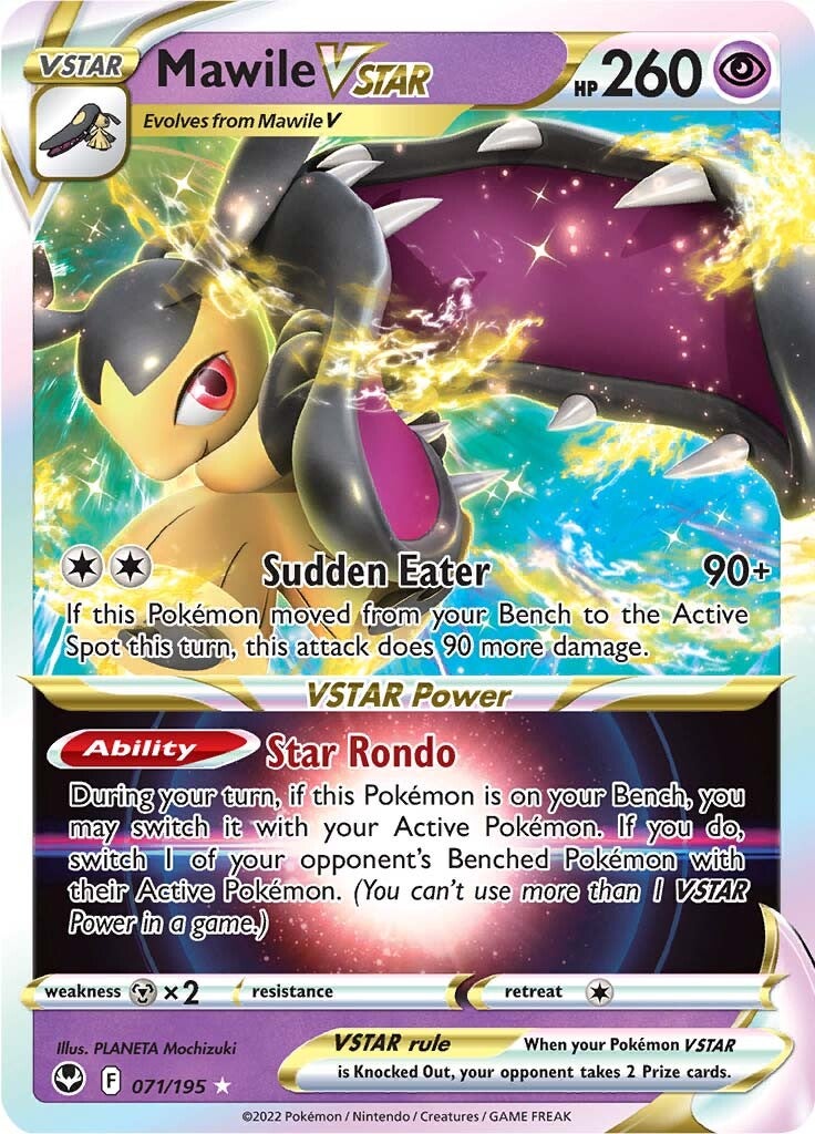 Mawile VSTAR (071/195) [Sword & Shield: Silver Tempest] | Arkham Games and Comics