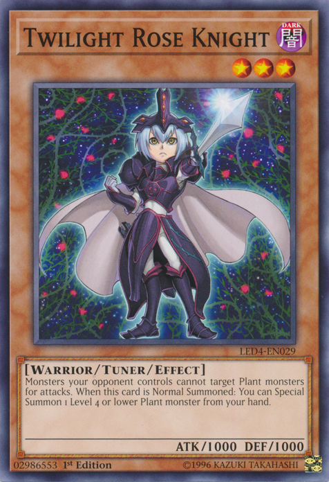 Twilight Rose Knight [LED4-EN029] Common | Arkham Games and Comics