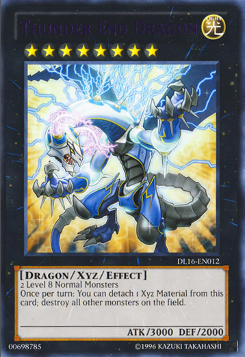 Thunder End Dragon (Purple) [DL16-EN012] Rare | Arkham Games and Comics