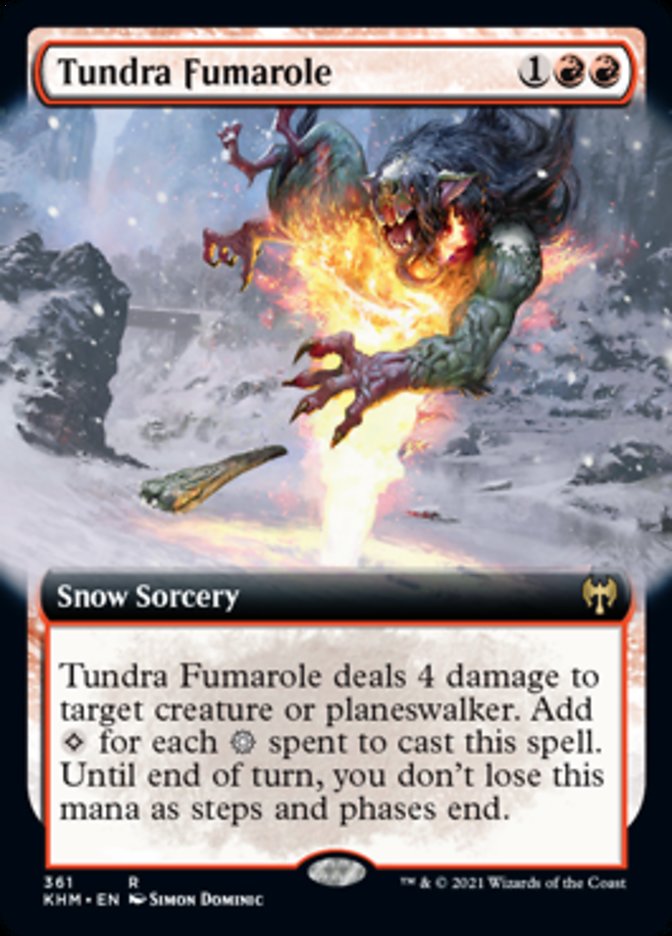 Tundra Fumarole (Extended Art) [Kaldheim] | Arkham Games and Comics