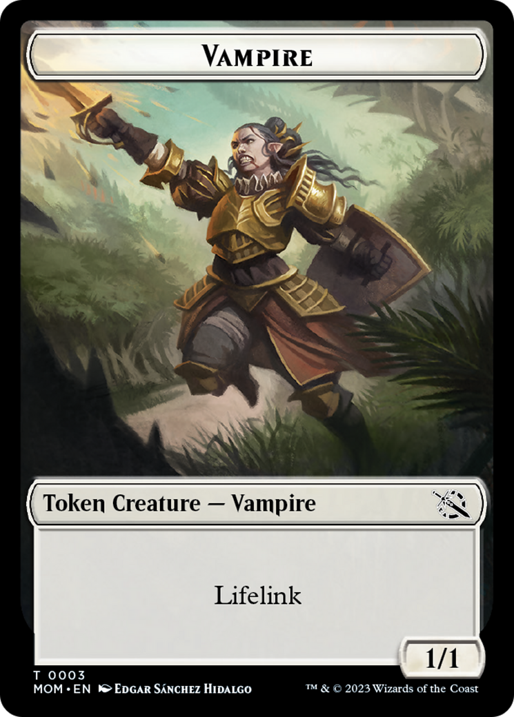 Vampire Token [March of the Machine Tokens] | Arkham Games and Comics