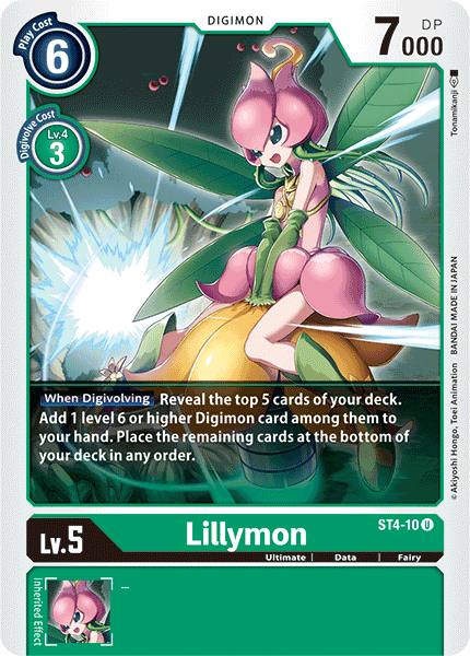 Lillymon [ST4-10] [Starter Deck: Giga Green] | Arkham Games and Comics