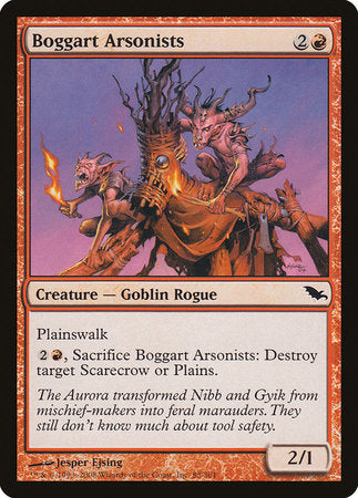 Boggart Arsonists [Shadowmoor] | Arkham Games and Comics