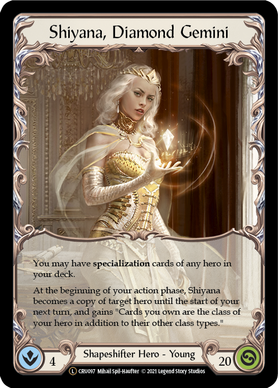 Shiyana, Diamond Gemini [U-CRU097] (Crucible of War Unlimited)  Unlimited Rainbow Foil | Arkham Games and Comics