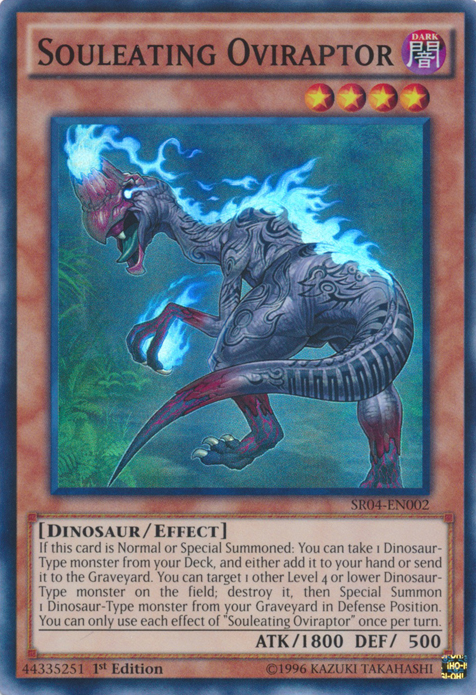 Souleating Oviraptor [SR04-EN002] Super Rare | Arkham Games and Comics