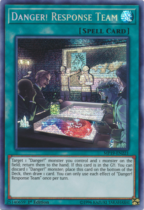 Danger! Response Team [MP19-EN221] Prismatic Secret Rare | Arkham Games and Comics