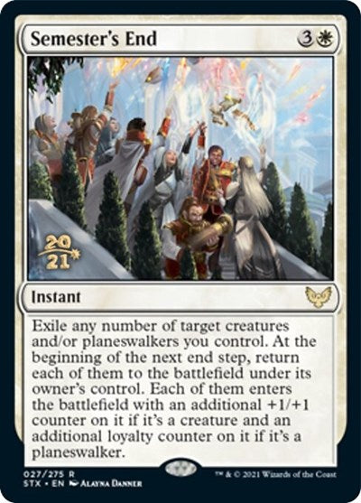 Semester's End [Strixhaven: School of Mages Prerelease Promos] | Arkham Games and Comics