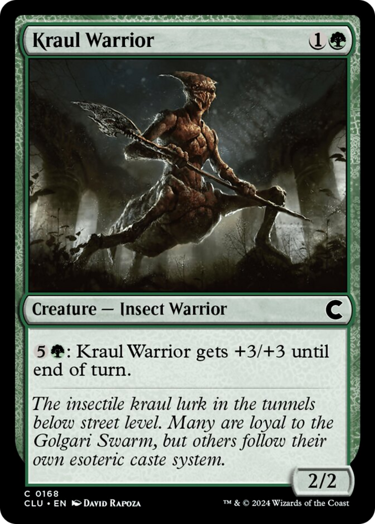 Kraul Warrior [Ravnica: Clue Edition] | Arkham Games and Comics