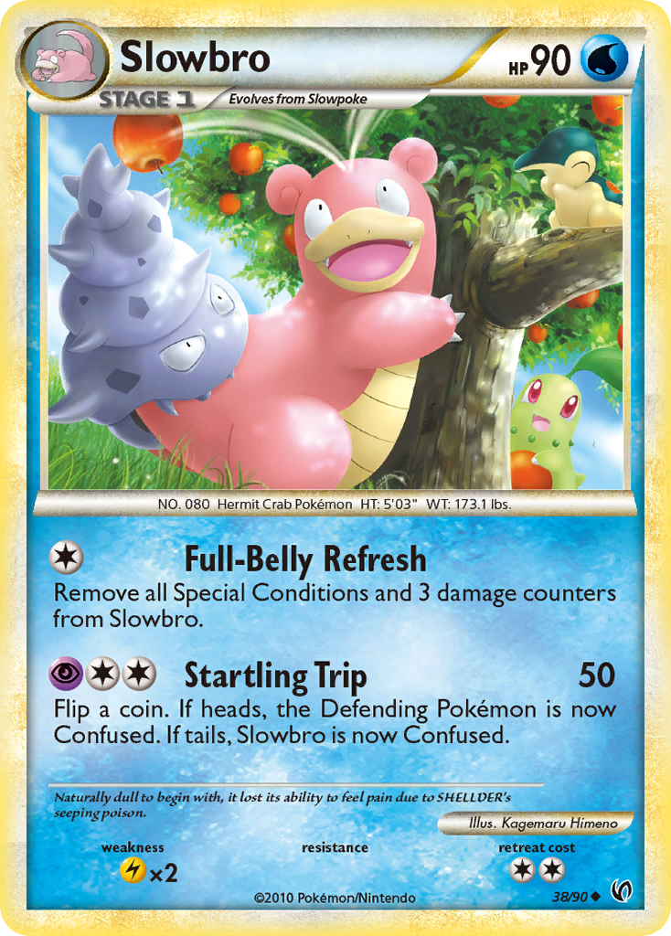 Slowbro (38/90) [HeartGold & SoulSilver: Undaunted] | Arkham Games and Comics