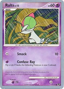 Ralts LV.13 (15/17) (Psychic Lock - Jason Klaczynski) [World Championships 2008] | Arkham Games and Comics