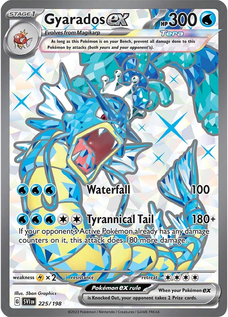 Gyarados ex (225/198) [Scarlet & Violet: Base Set] | Arkham Games and Comics